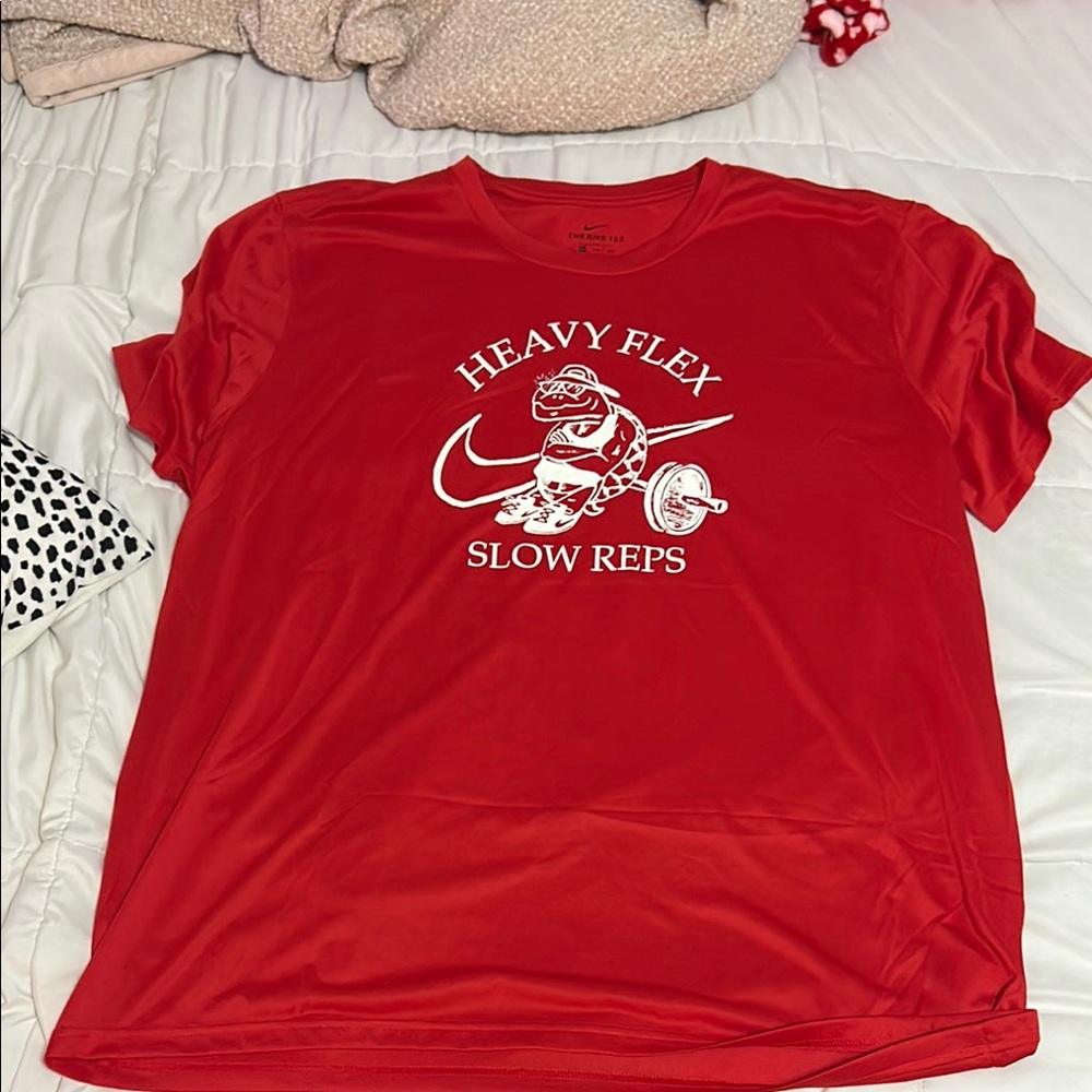 Nike Red Heavy Flex T-Shirt
